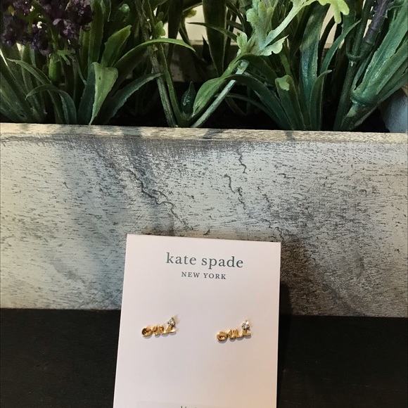 🆕Kate Spade Say Yes Oui Oui Studs Earrings - Picture 4 of 6